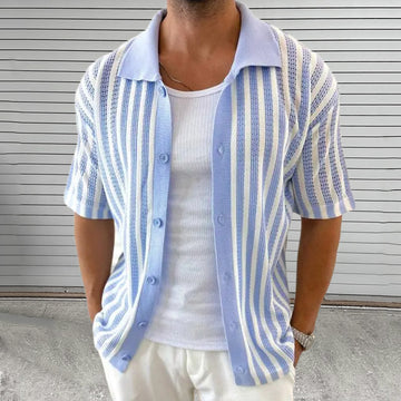 Berlin Knitted Button Down