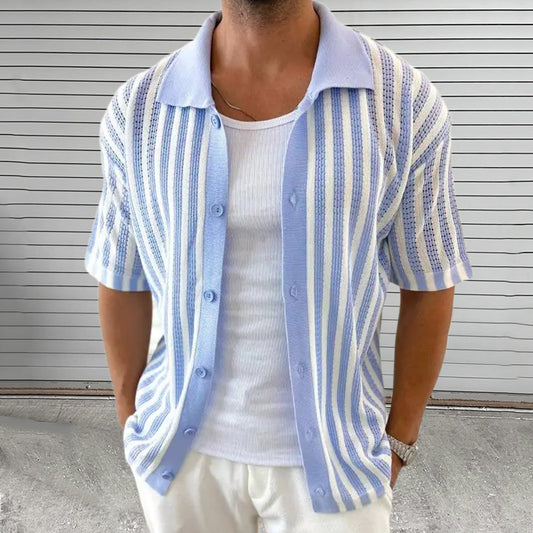 Berlin Knitted Button Down